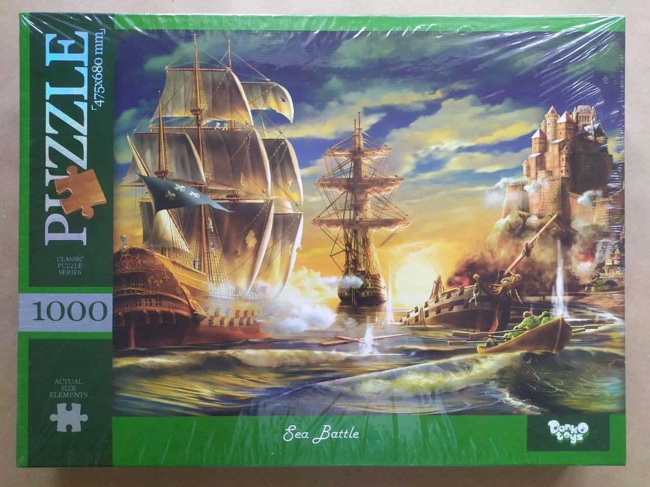 Пазли Danko Toys Морський бій 1000 ел. (С1000-12-08)
