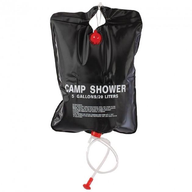 Переносний душ дачний Camp Shower 20 л Чорний (KA 1044)