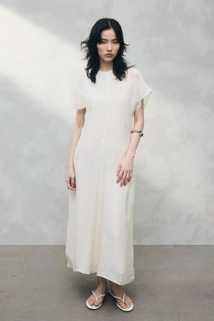 Платье H&M 1290438 S Молочный