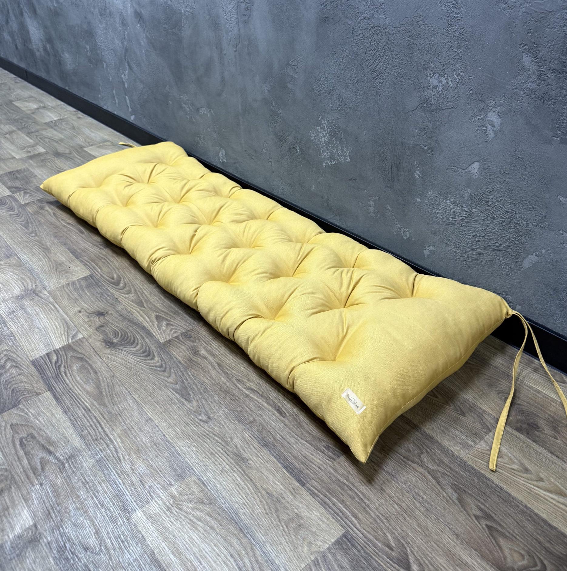 Подушка с каретной стяжкой Comfort Home на подоконник/каркасы/поддоны/садовая мебель панама 100х50 см - фото 1 Подушка с каретной стяжкой Comfort Home на подоконник/каркасы/поддоны/садовая мебель панама 100х50 см - фото 1