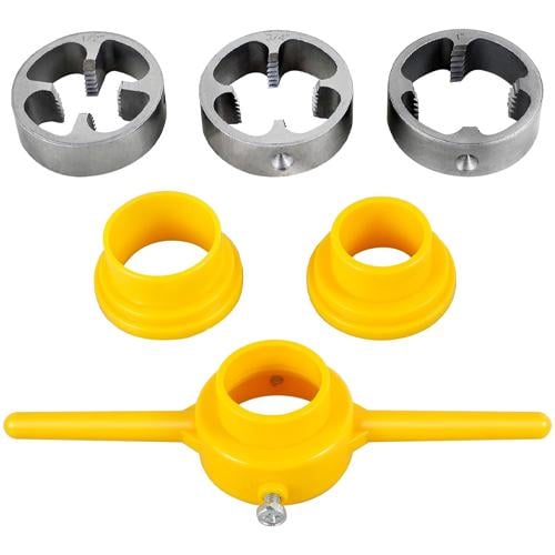 Набір сантехнічний ручний для нарізки різьби пластикових ППР труб 6 шт. (957104) Набір сантехнічний ручний для нарізки різьби пластикових ППР труб 6 шт. (957104)