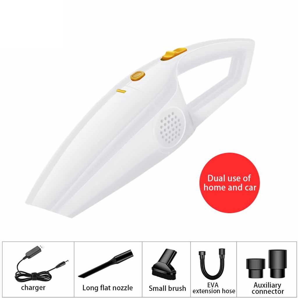 Пилосос автомобільний Joyroom HL-CY004 car vacuum cleaner high power smart battery White - фото 2