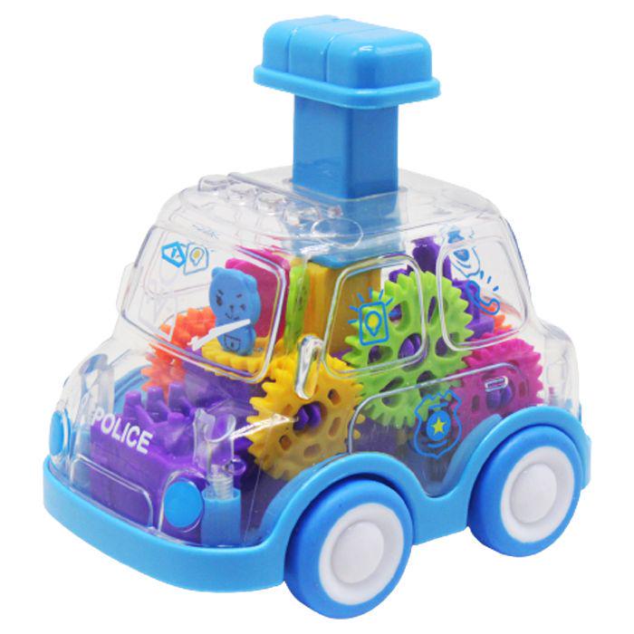 Игрушечная машинка заводная Press-to-go Голубой (219019)