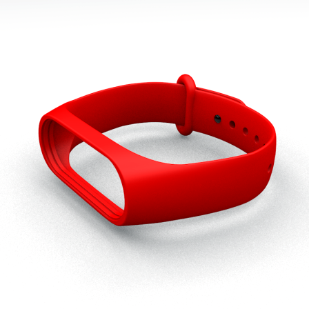 Ремешок для фитнес браслета Xiaomi Mi Smart Band 5 Red