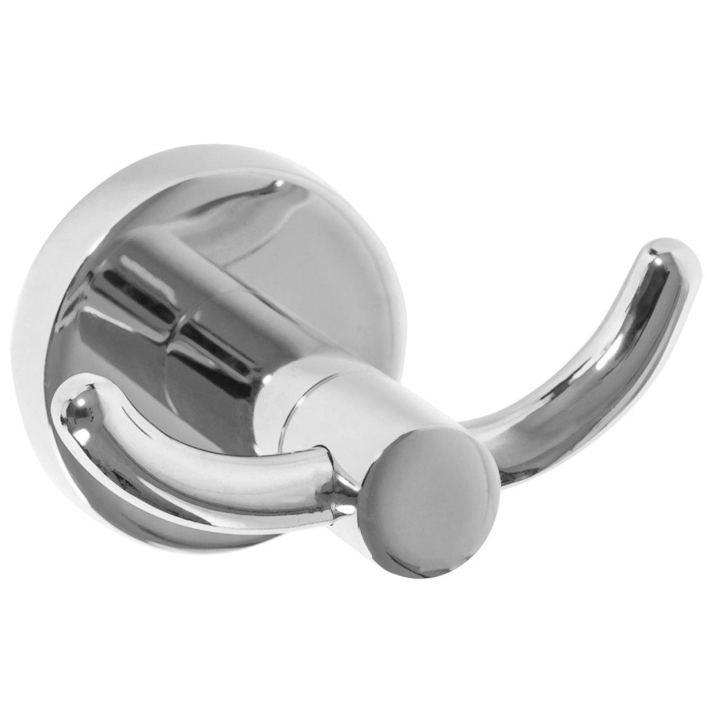 Крючок настенный REA Mist 02 REA-80018 двойной Хром (152681)