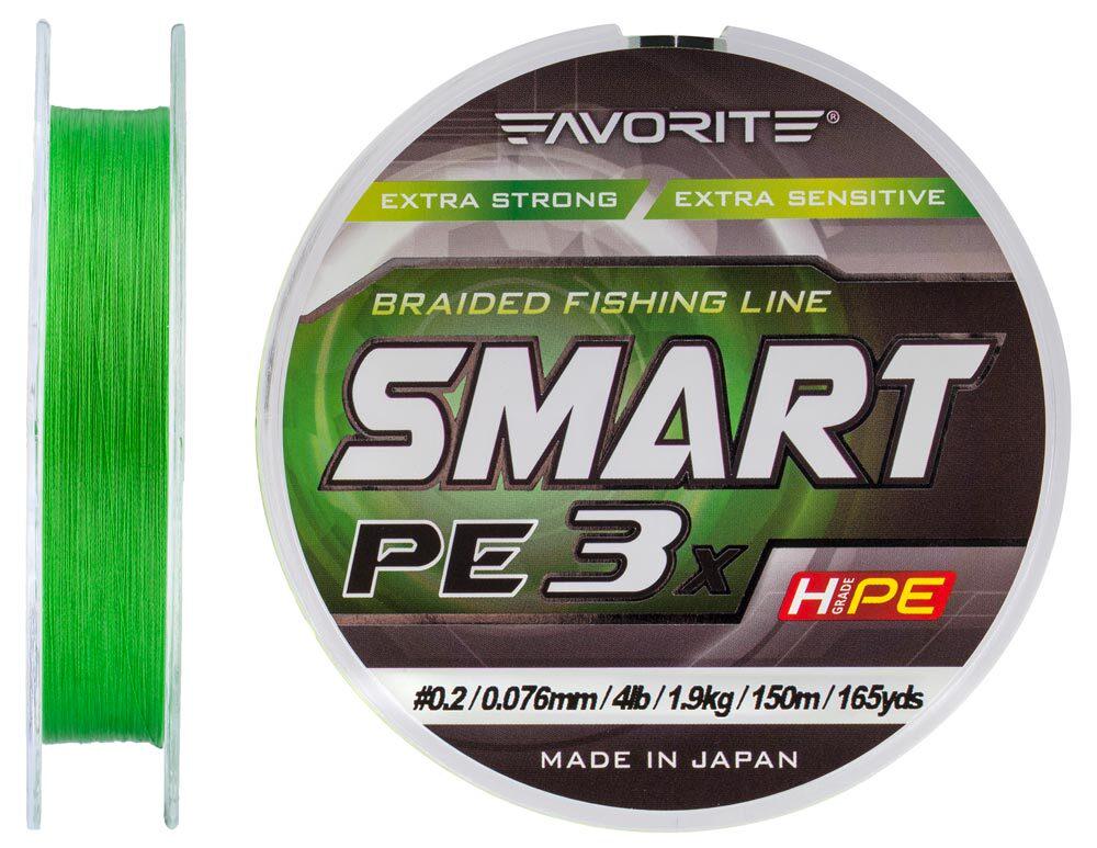 Шнур Favorite Smart PE 3x 150 м 0,076 мм 1,9 кг (1013-1693.10.61) - фото 1