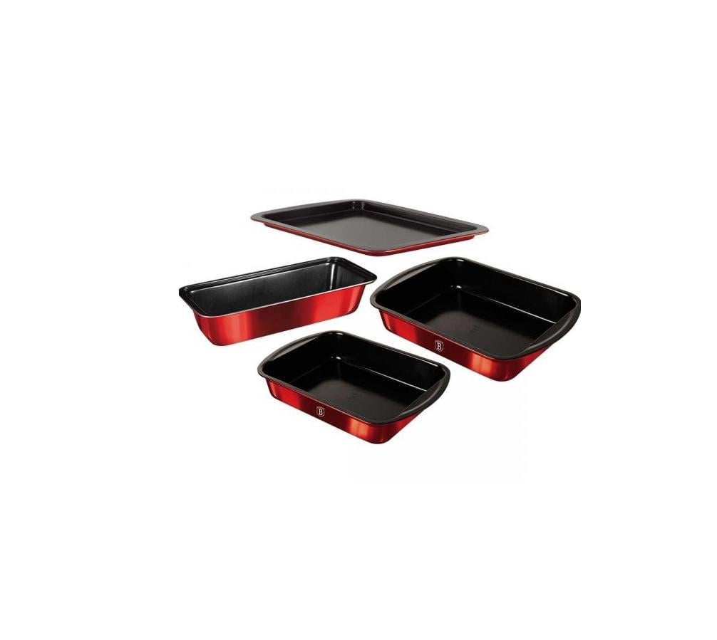 Набір форм для запікання Berlinger Haus Burgundy Metallic Line 4 пр. (fa1540d3) Набір форм для запікання Berlinger Haus Burgundy Metallic Line 4 пр. (fa1540d3)