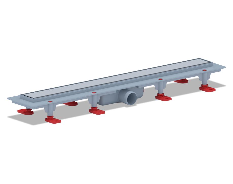 Трап линейный с сухим затвором ANIPlast решетка матовая Stil 650х62 мм (TLQ1165MEU)