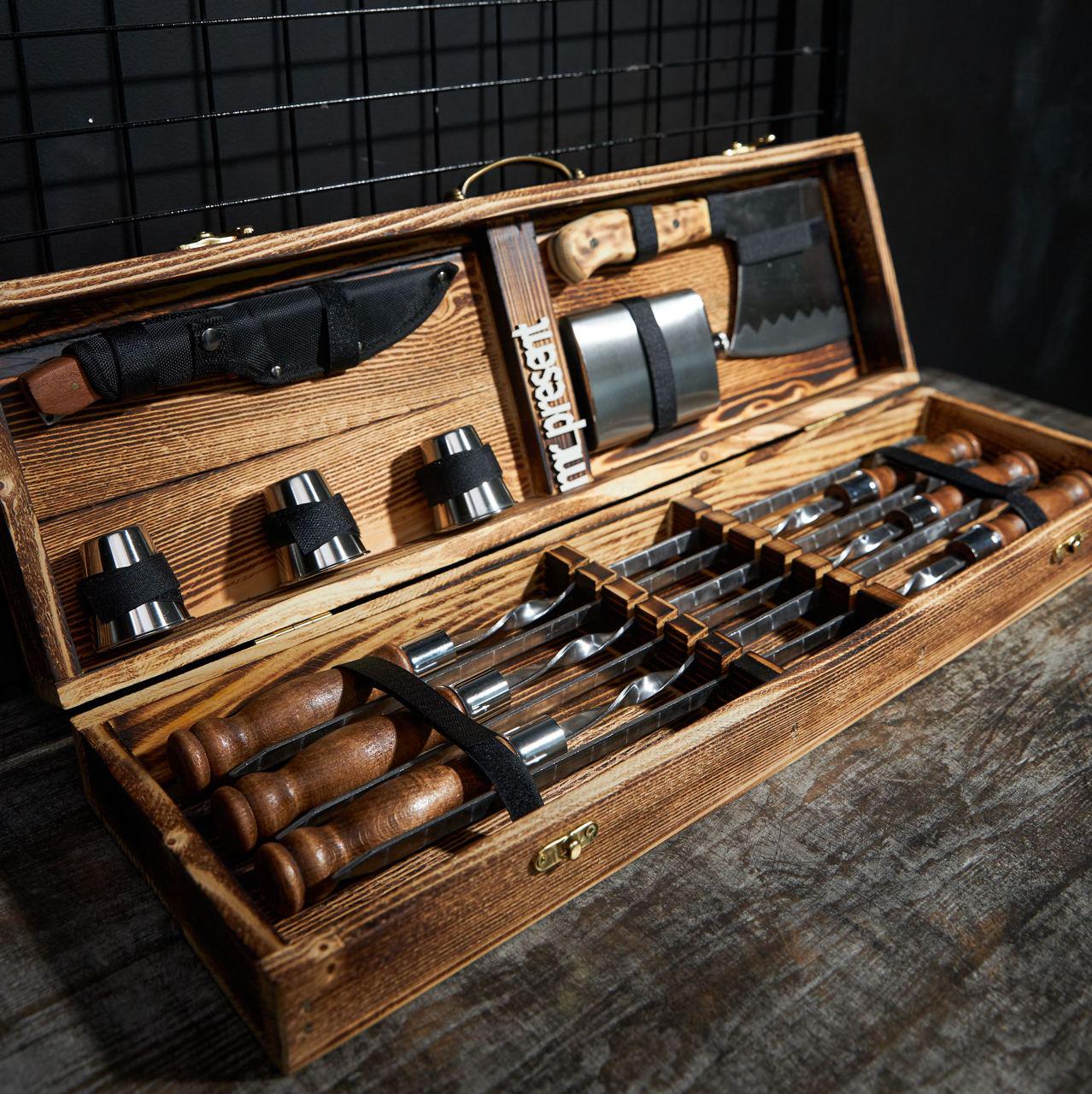 Набор шампуров Piknik-Profi №12 в кейсе (19217357)