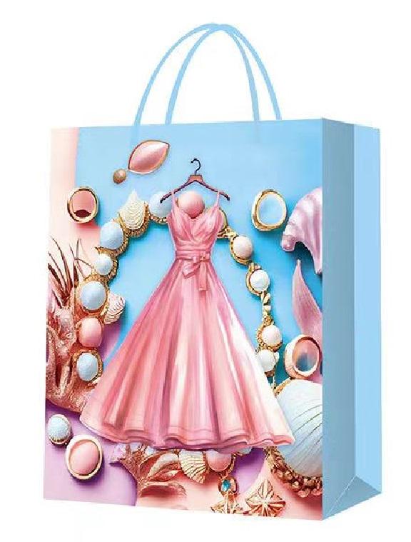 Подарочный пакет Stenson R96974-M Happy 3D 26х32х12 см