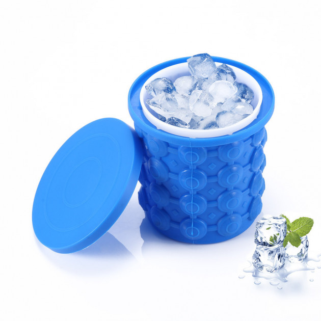 Форма для заморозки льоду Ice Cube Maker Синій (123393189SM) - фото 4