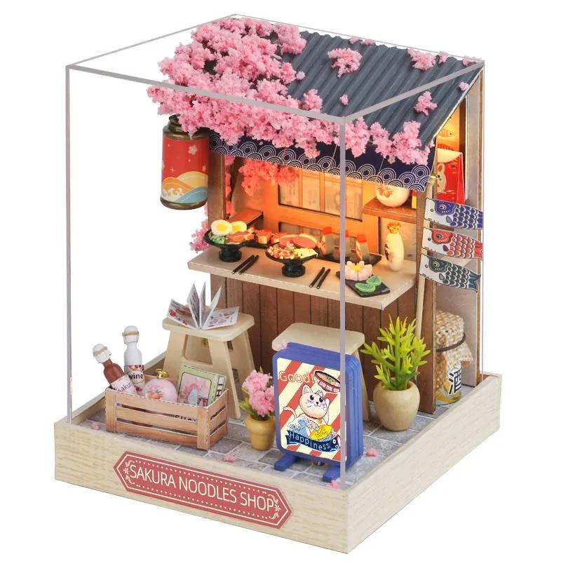 Румбокс 3D DIY Sakura noodles shop (QT-041) - фото 1