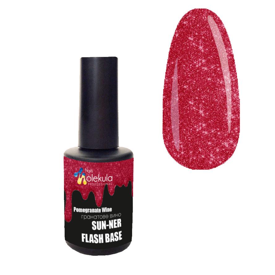 База флеш Nails Molekula 12 мл Pomegranate wine (66754455)