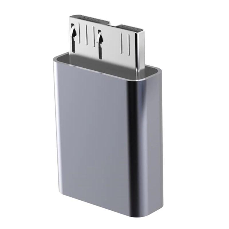 Перехідник-адаптер SUNROZ USB Type C Female-micro-USB 3.0 Type B Male (A48568) Перехідник-адаптер SUNROZ USB Type C Female-micro-USB 3.0 Type B Male (A48568)