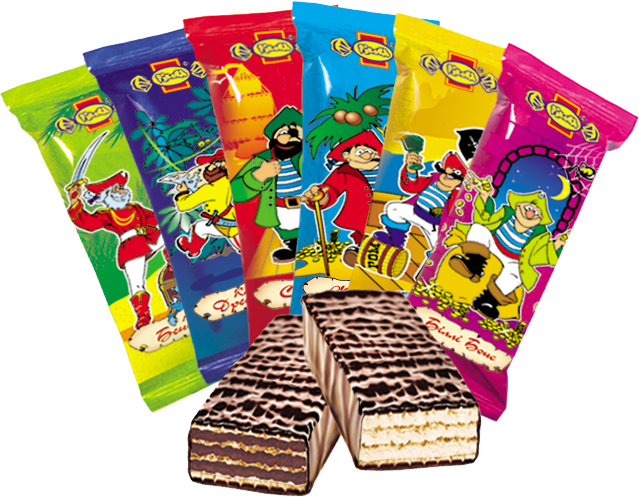 Цукерки вафельні Ріконд Пірати 1 кг (34963)