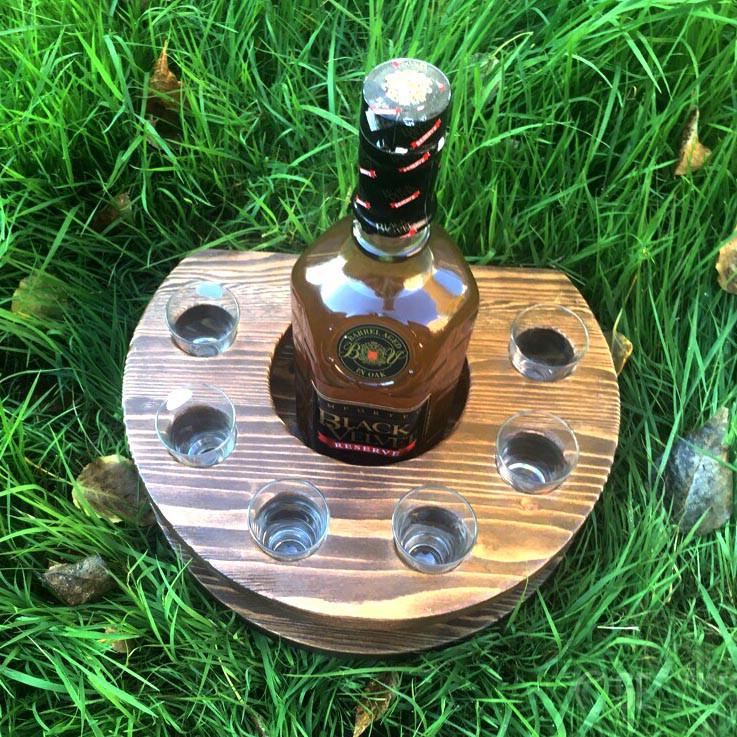 Подставка для рюмок из дерева Мануэль 45 Мускат (НБС-450407) Подставка для рюмок из дерева Мануэль 45 Мускат (НБС-450407)