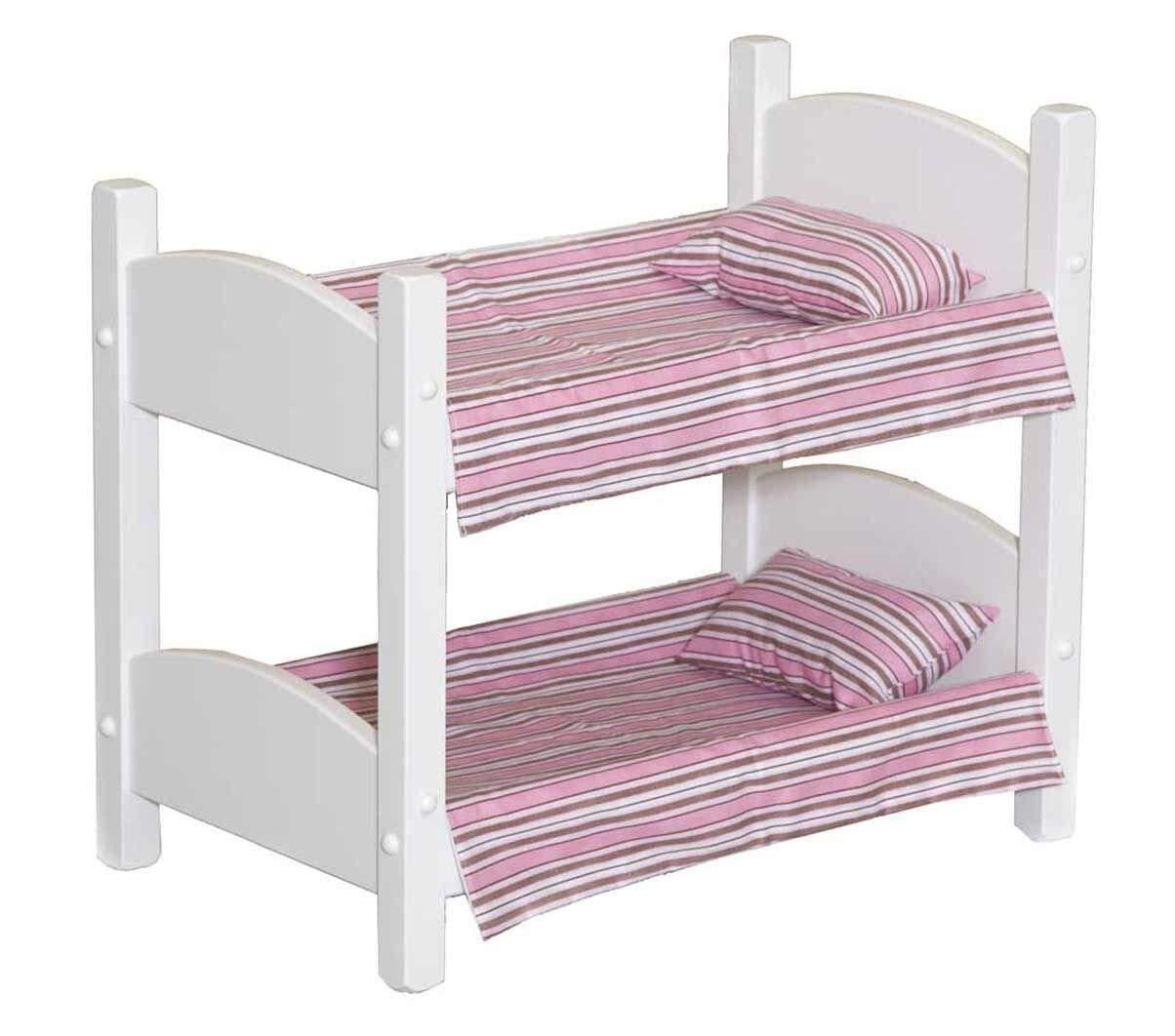 Кровать для кукол из дерева Жизель Зефир (КРТ-001320) Кровать для кукол из дерева Жизель Зефир (КРТ-001320)