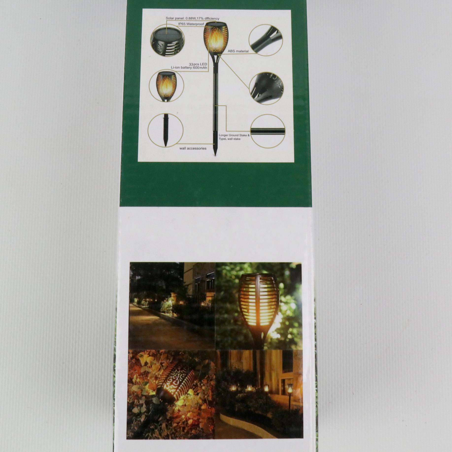 Светильник садовой на солнечной батарее с эффектом пламени 52 см (4123408) - фото 10 Светильник садовой на солнечной батарее с эффектом пламени 52 см (4123408) - фото 10