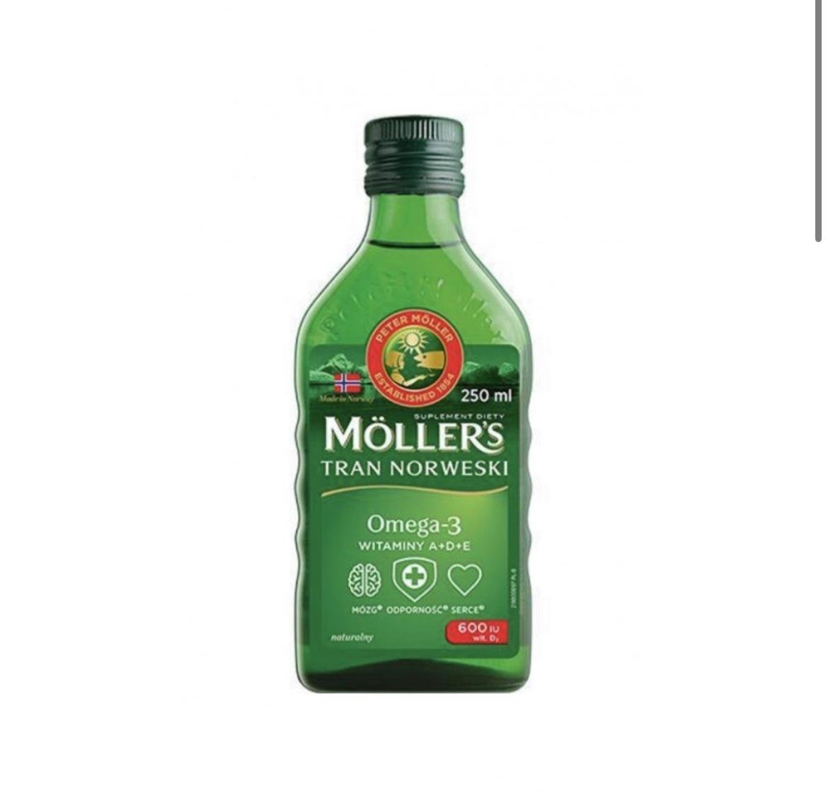 Риб'ячий жир з натуральним смаком Mollers Omega-3 250 мл (15174826) - фото 2 Риб'ячий жир з натуральним смаком Mollers Omega-3 250 мл (15174826) - фото 2