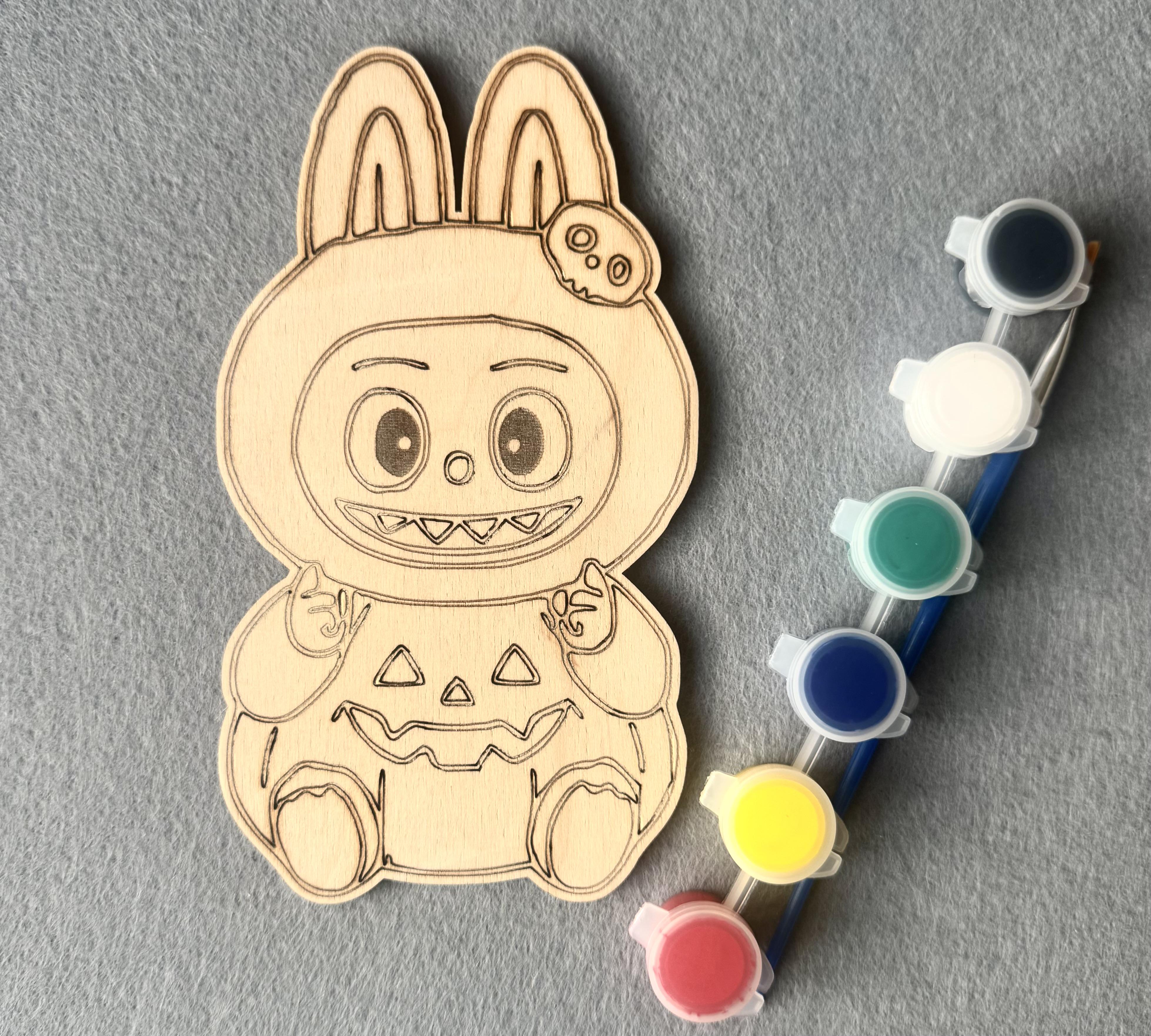 Розмальовки дерев'яні набір для творчості #12 (22175) Розмальовки дерев'яні набір для творчості #12 (22175)