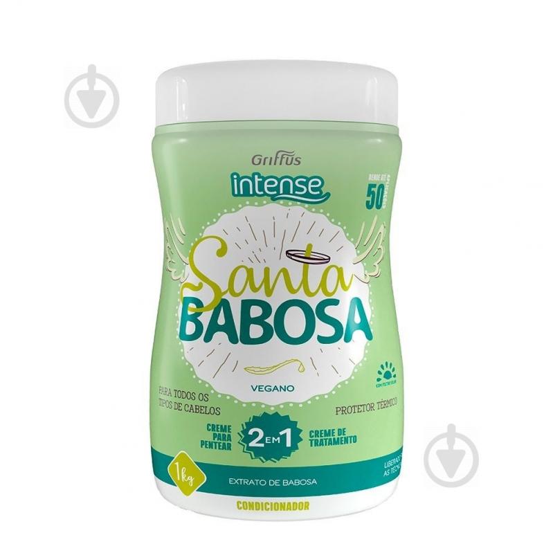 Маска-сыворотка 2в1 для укрепления и роста волос Griffus Creme de Pentear Intense Santa Babosa 1000 g (42946)