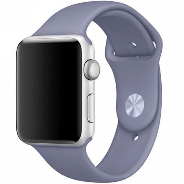 Ремешок силиконовый Sport Band для Apple Watch 38/40/41 мм Lavender Grey (212-00686)