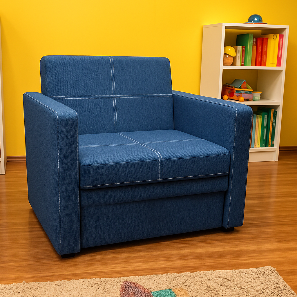 Диван-крісло м'який розкладний Tobi Sho Максіан рогожка Bahama 1140х850х830 мм 30/Синій - фото 1 Диван-крісло м'який розкладний Tobi Sho Максіан рогожка Bahama 1140х850х830 мм 30/Синій - фото 1