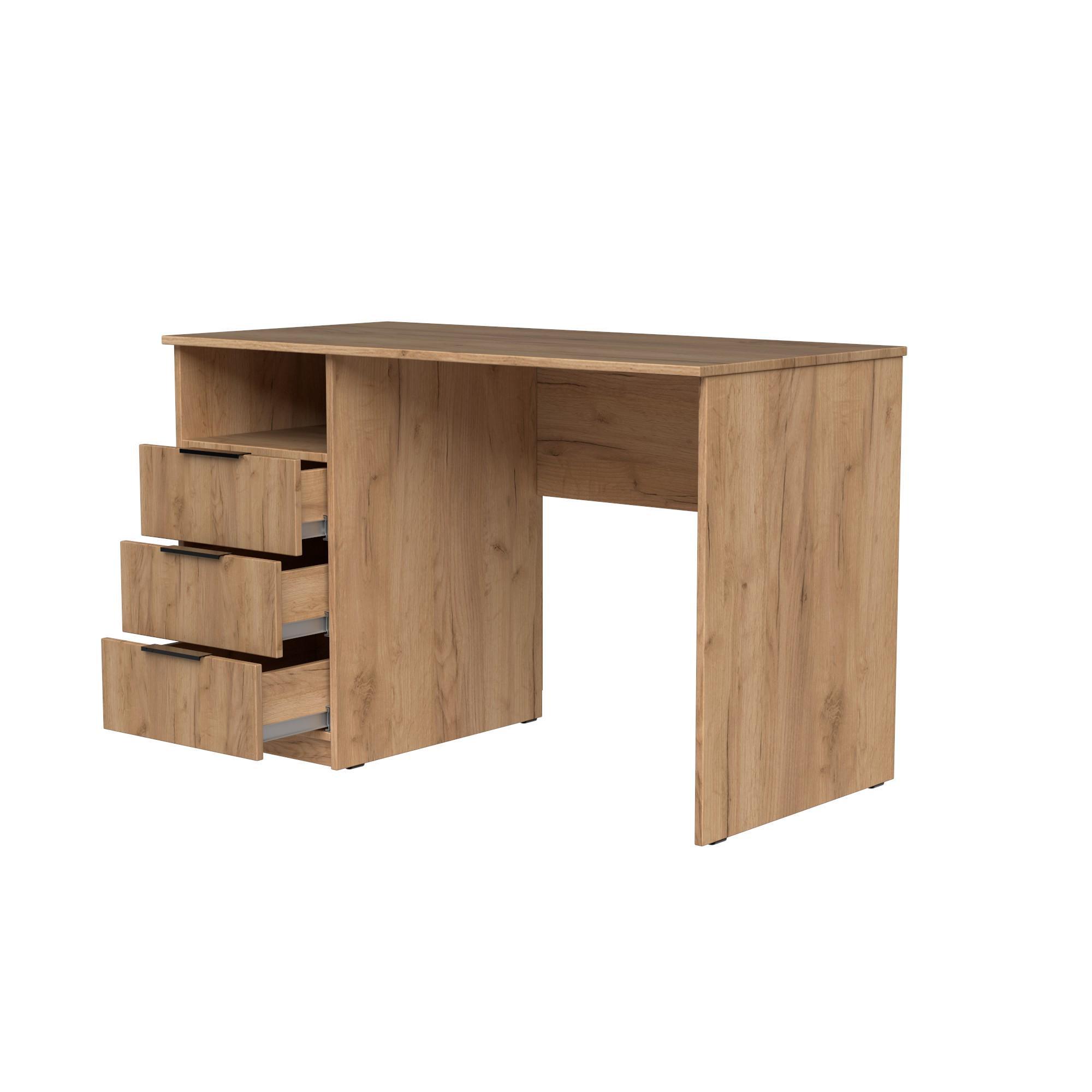 Стіл письмовий СП1 3Я SENAM 750х1100х500 мм ДСП Дуб Крафт Золотий - фото 4 Стіл письмовий СП1 3Я SENAM 750х1100х500 мм ДСП Дуб Крафт Золотий - фото 4