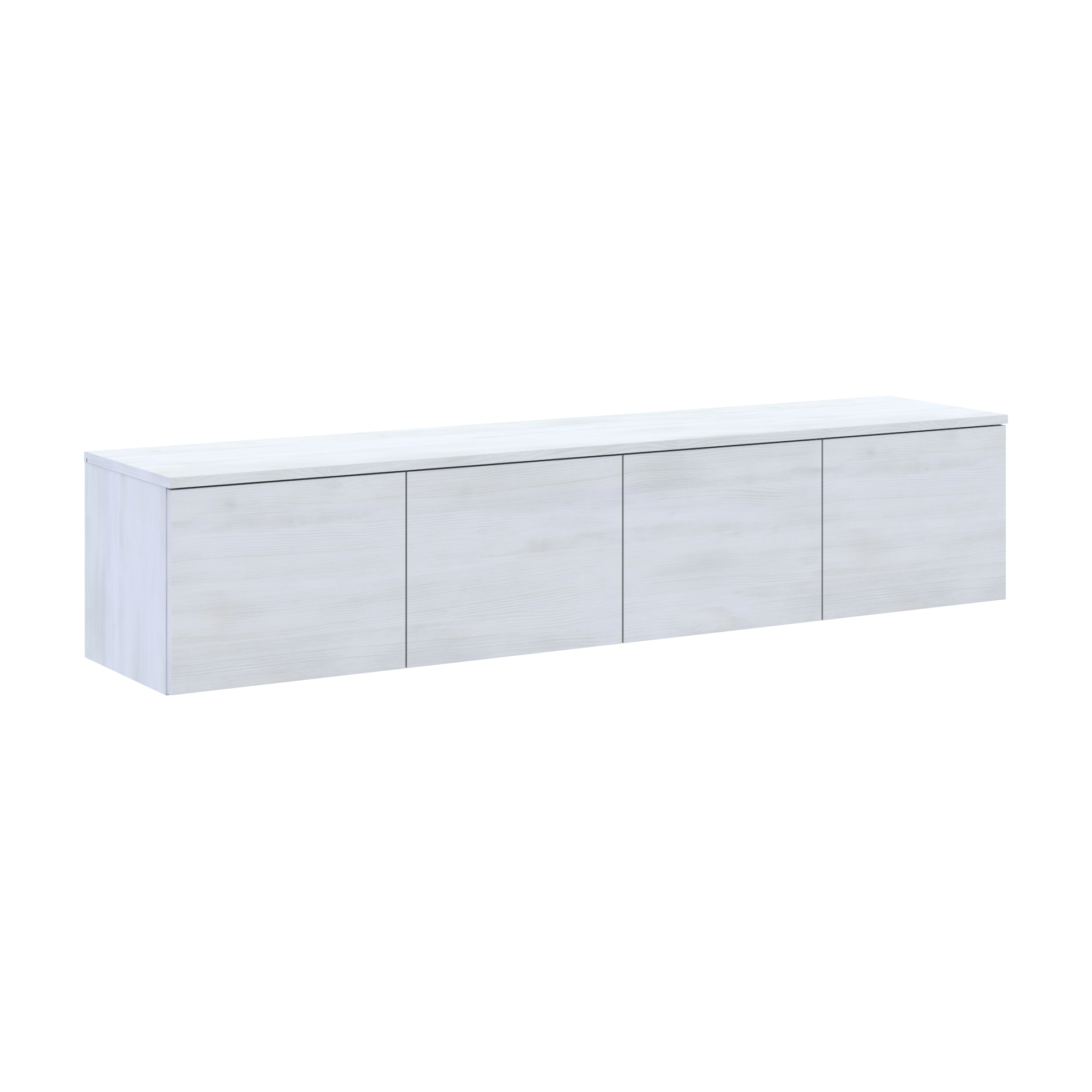 Тумба ТВ Doros Левия 4Д 160х35х33 см Белое дерево (41516117) - фото 4 Тумба ТВ Doros Левия 4Д 160х35х33 см Белое дерево (41516117) - фото 4