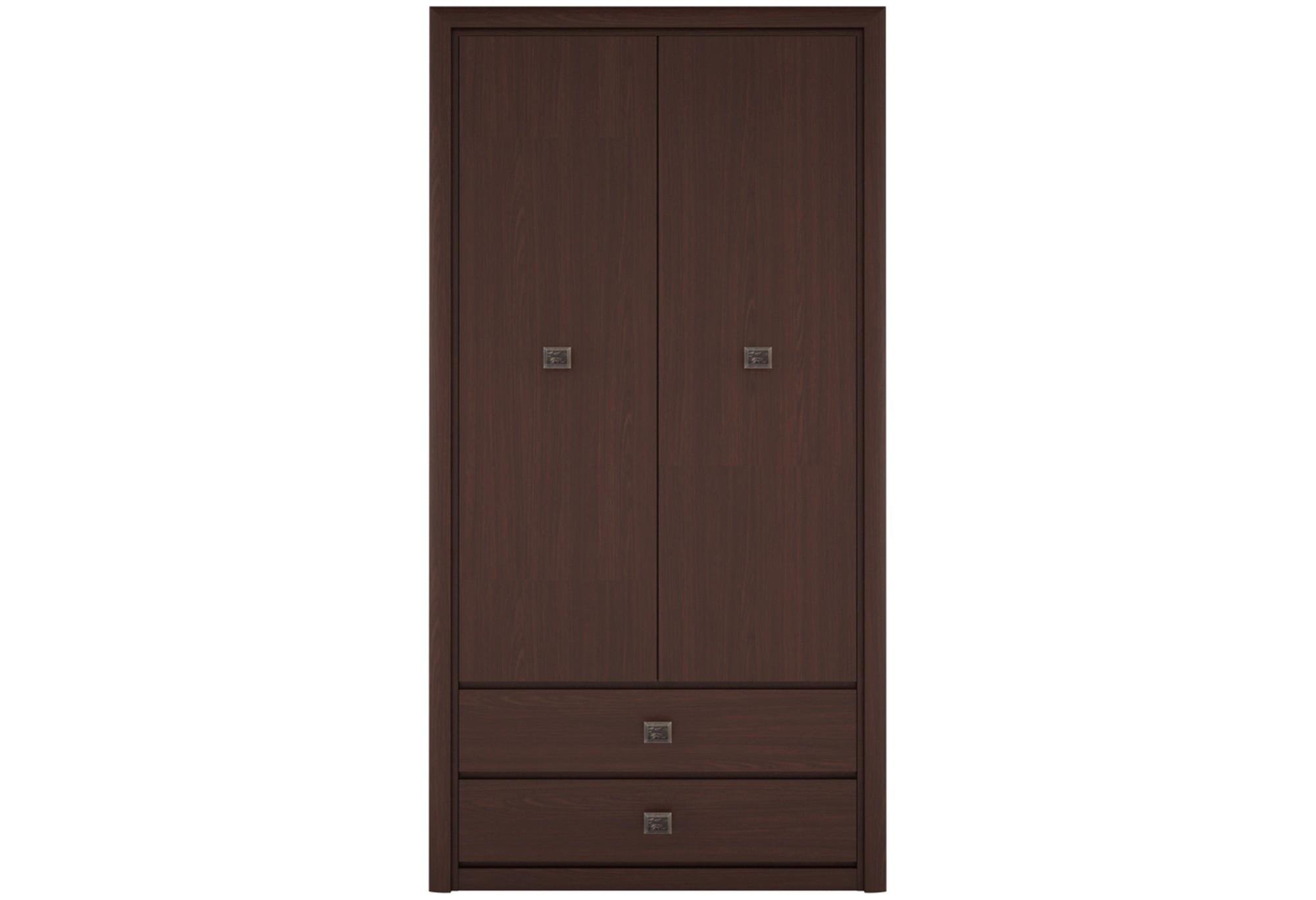 Шкаф 2-дверный с 2 ящиками Гербор Коэн 104х57х201 Венге магия (76081)