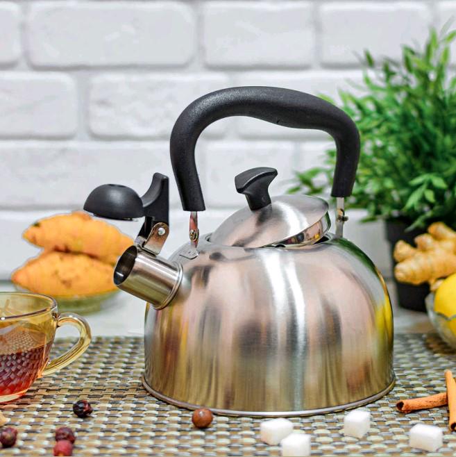 Чайник A-PLUS со свистком 20 л (1373 WK) - фото 2 Чайник A-PLUS со свистком 20 л (1373 WK) - фото 2