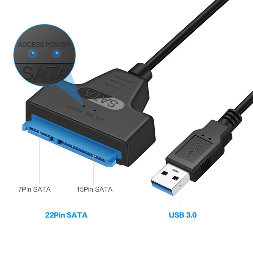 Адаптер Kotion Each USB 3,0 SATA 22pin 0,23 м Black (CC-U3TS3-B) - фото 3