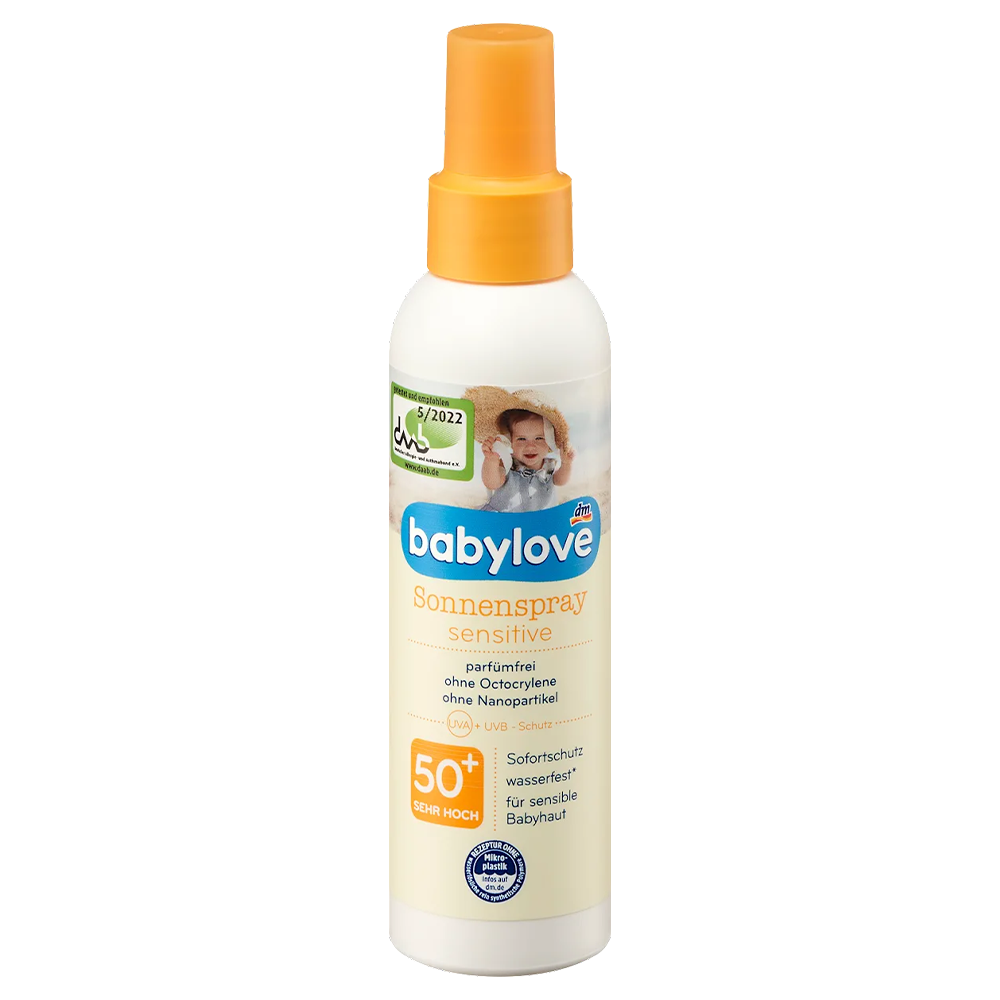 Спрей солнцезащитный детский Babylove Sonnenspray Baby Ultra Sensitive SPF50+ 150 мл (EPI-15102025-247)