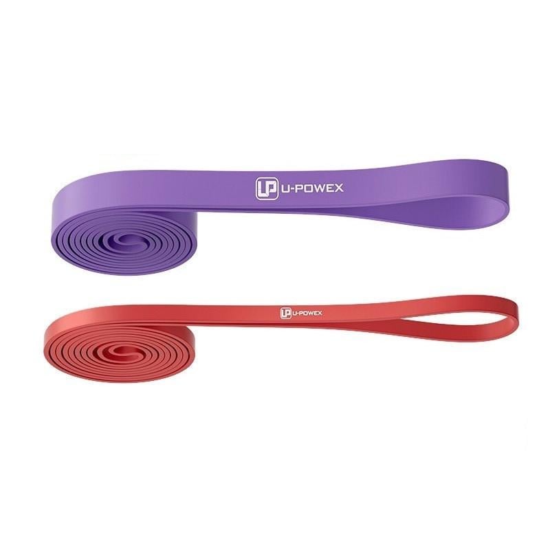 Петлі гумові для тренувань U-Powex UP 1072 Power Band 4,5-39 кг 2 шт. Red/Purple (A-012848)