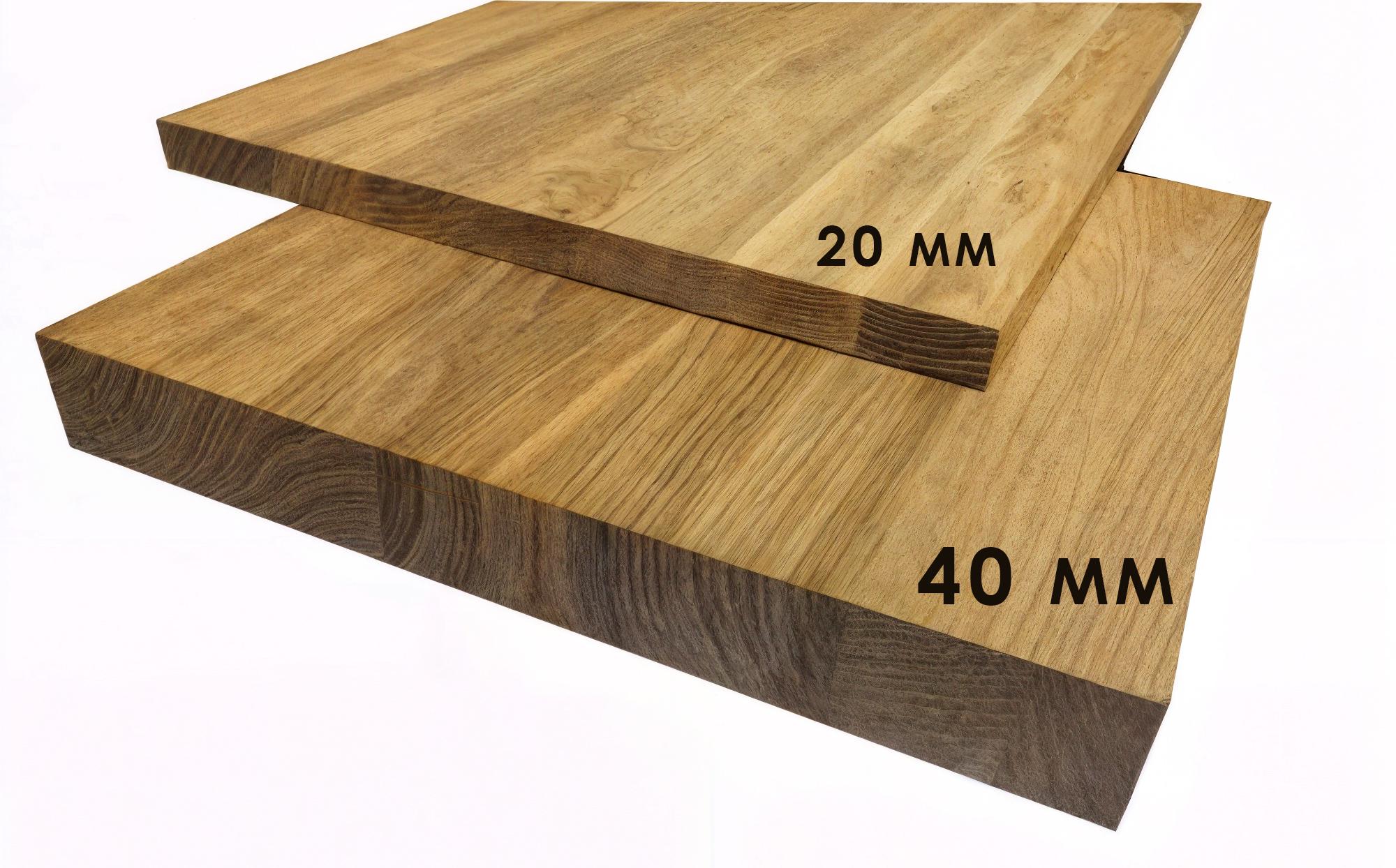 Обеденный стол деревянный ТОБІ ШО Шарм/Т17 столешница 20 мм 750х1100х500 мм Орех - фото 5