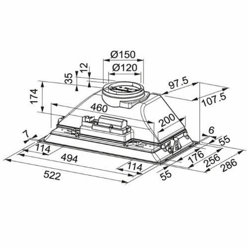 Вытяжка Franke FBI 525 XS (305.0599.507) - фото 2 Вытяжка Franke FBI 525 XS (305.0599.507) - фото 2