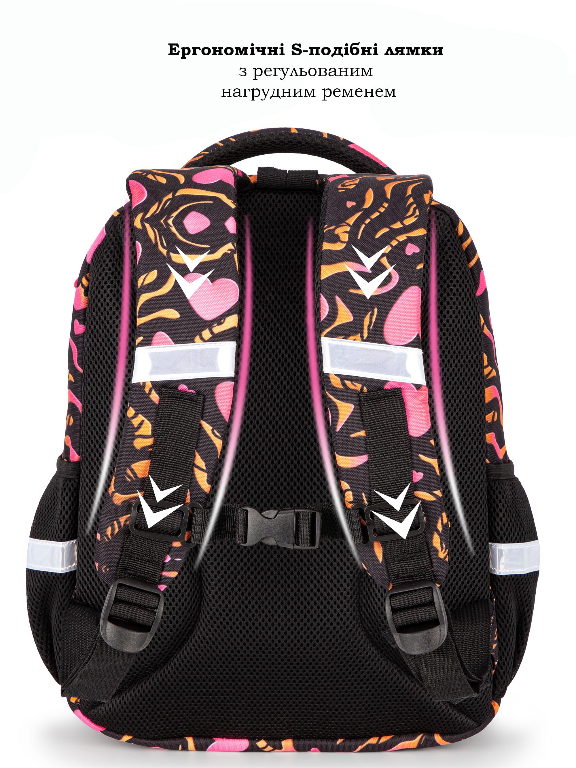 Шкільний набір для дівчинки School Standard 6в1 для молодших класів ортопедичний 38х30х18 см (170-50) - фото 6