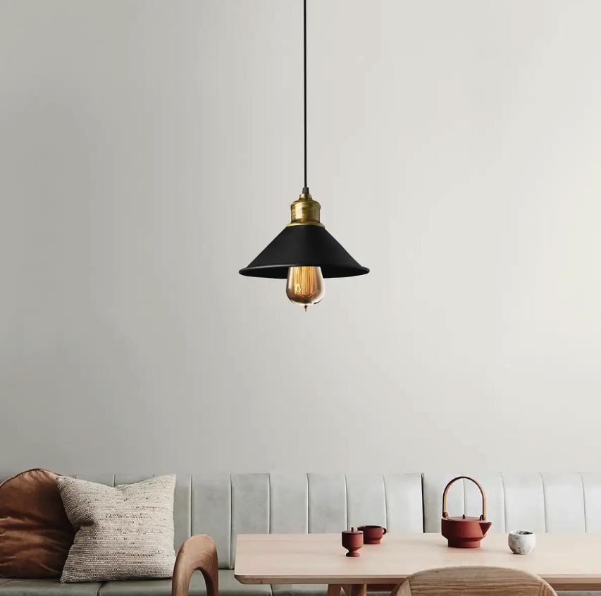 Подвесной светильник MSK ELECTRIC Harlem в стиле лофт под лампу Е27 Черный (NL 2100) Подвесной светильник MSK ELECTRIC Harlem в стиле лофт под лампу Е27 Черный (NL 2100)