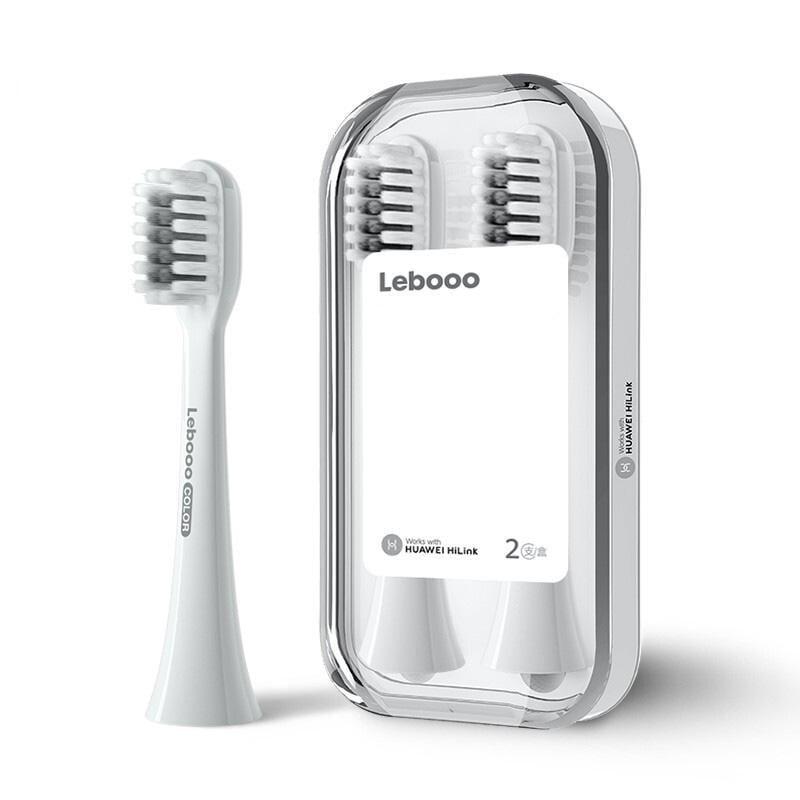 Сменные насадки для звуковой зубной щетки Lebooo Color Sensitive White 2 шт. Белый (7082)