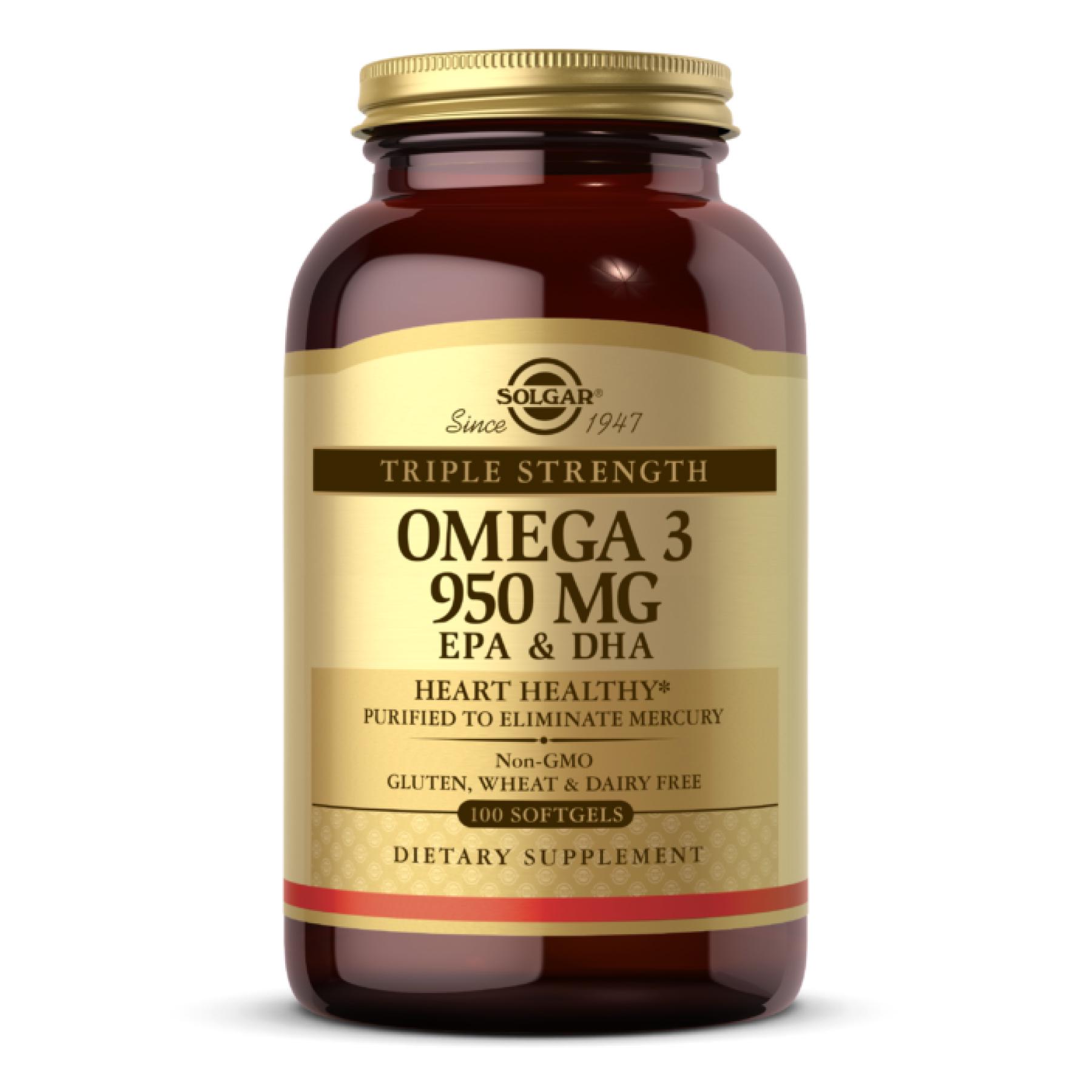 Добавка Triple Strength Omega-3 950 mg 100 softgels (2022-10-2999)