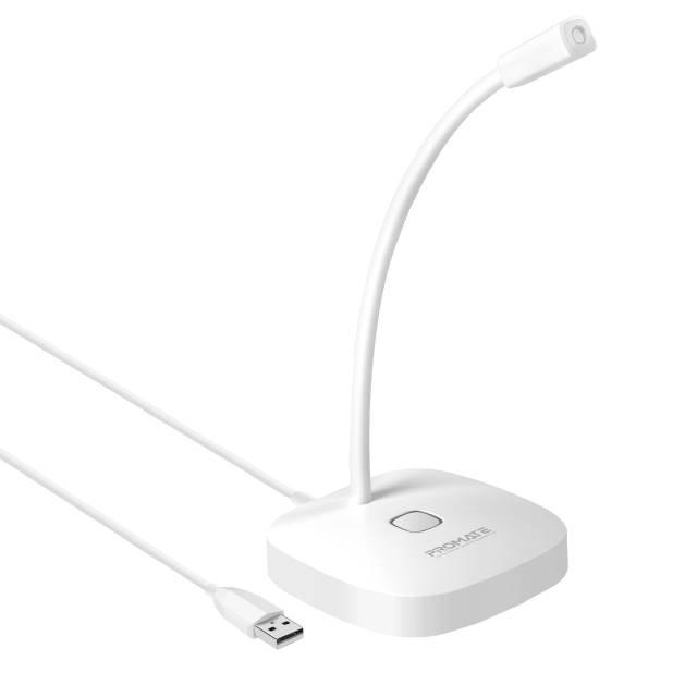 Мікрофон Promate ProMic-1 USB White