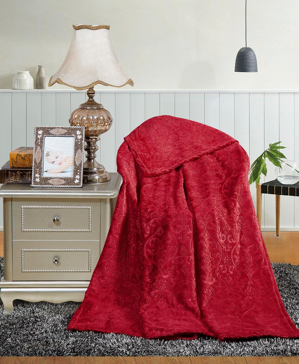 Плед-покрывало Love You Флис 200x220 см Бордо (181176) Плед-покрывало Love You Флис 200x220 см Бордо (181176)