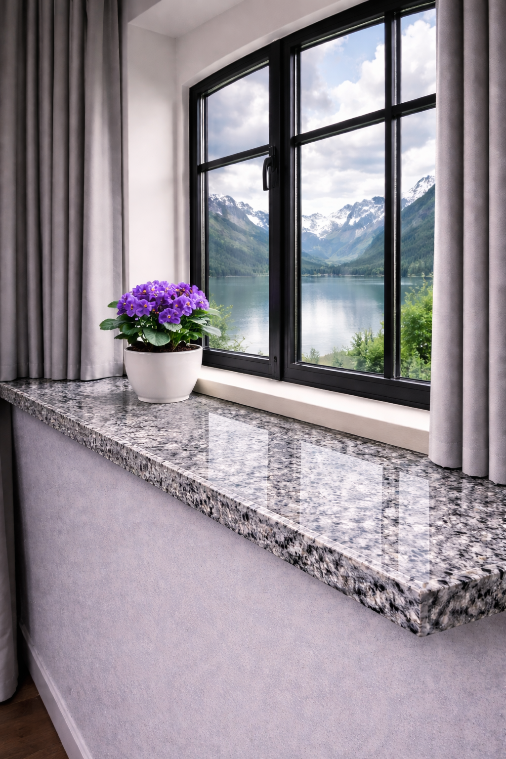 Підвіконня гранітне Покостовський фаска А 1200х300х30 мм (ПЗ-0024)