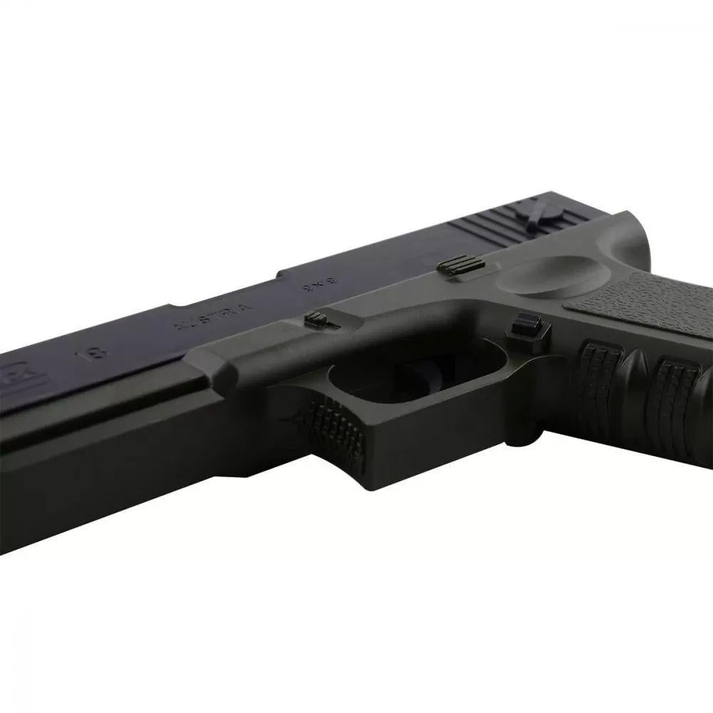 Пистолет детский игрушечный Glock 19 с глушителем (00000001824) - фото 4