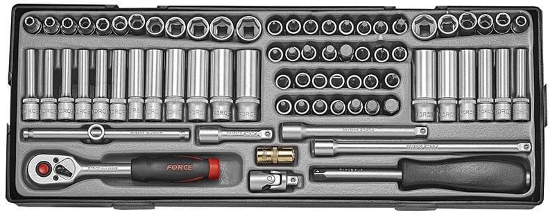 Набір головок і біт Force FOR 2741 1/4" 74 шт.