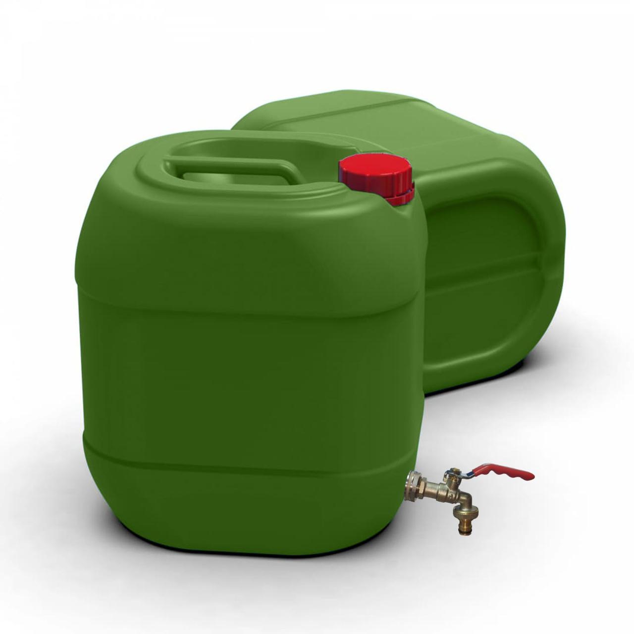 Канистра двухслойная техническая Litolan с латунным краном штабелируемая защита от УФ 20 л Хаки - фото 4 Канистра двухслойная техническая Litolan с латунным краном штабелируемая защита от УФ 20 л Хаки - фото 4