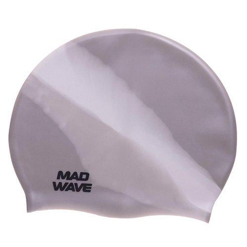 Шапочка для плавания Mad Wave Multi Big M053111 Серый (60444161)