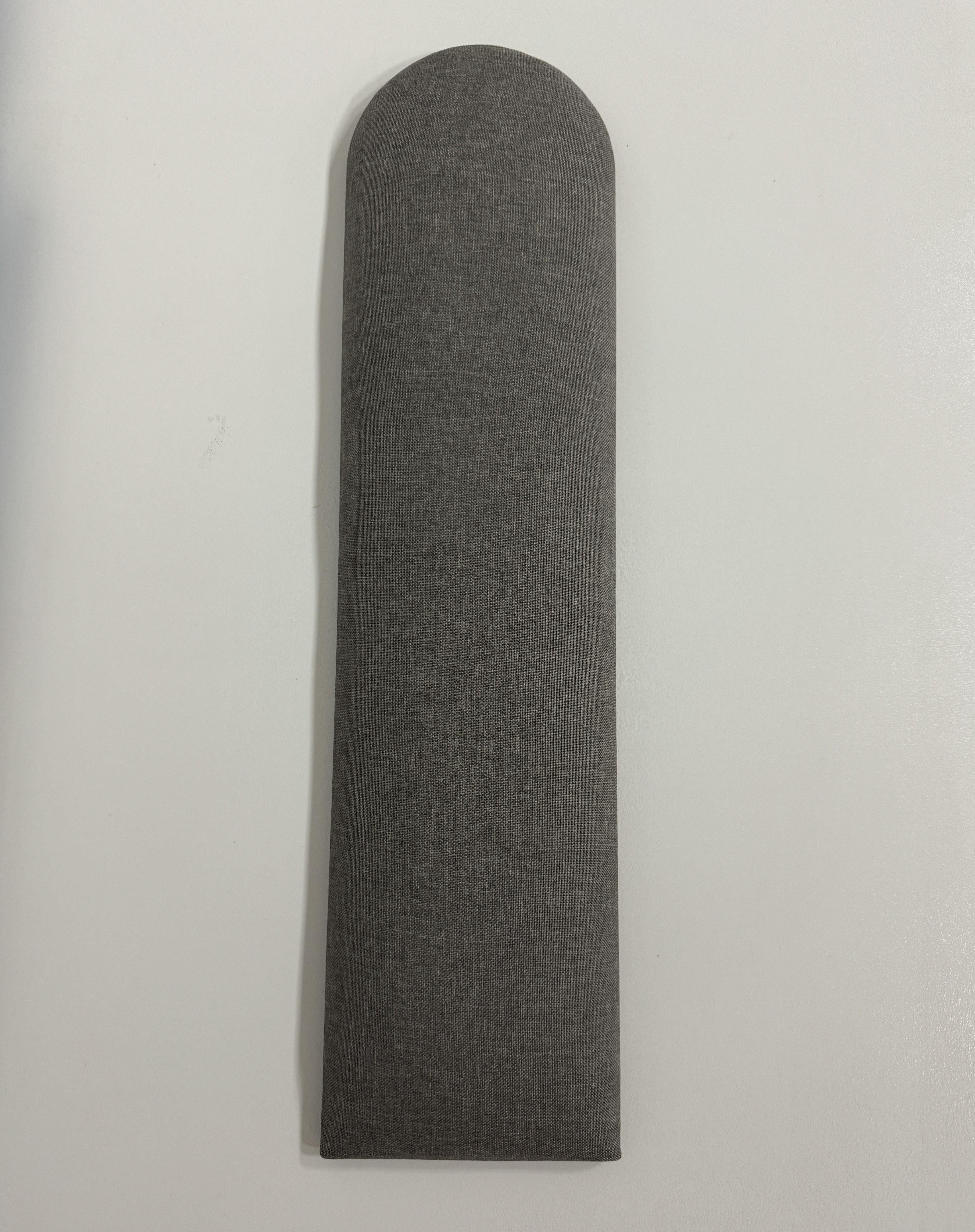 Стеновая панель самоклеящаяся мягкая Soft Pan велюр овал 15x60х3,7 см матовый Коттон (156106)