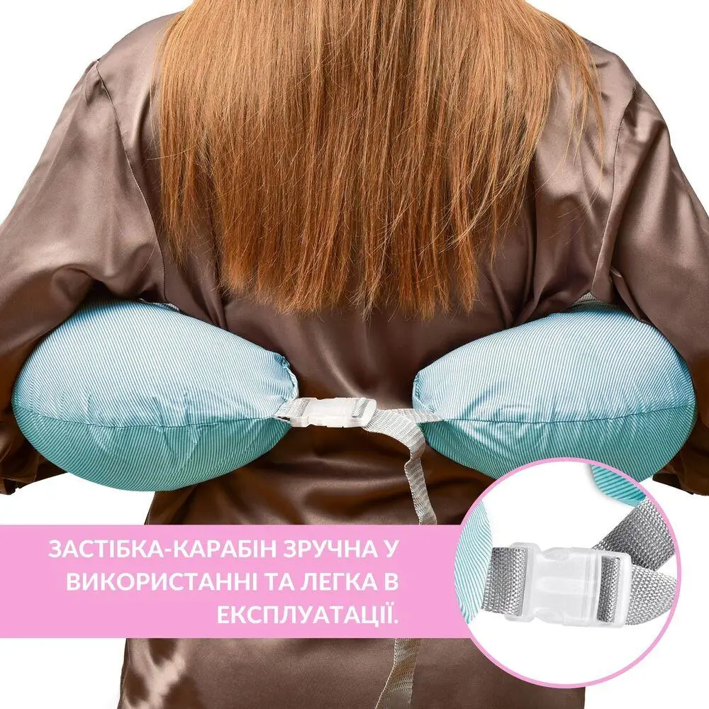 Подушка для кормления IDEIA 60х70х16 см Серый/Мятный (24938494) - фото 7 Подушка для кормления IDEIA 60х70х16 см Серый/Мятный (24938494) - фото 7