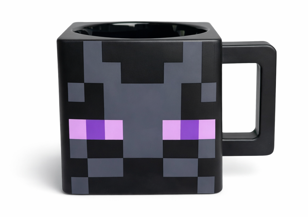 Чашка-кружка в стиле Майнкрафт Эндермен 230 м Черный (32081340)